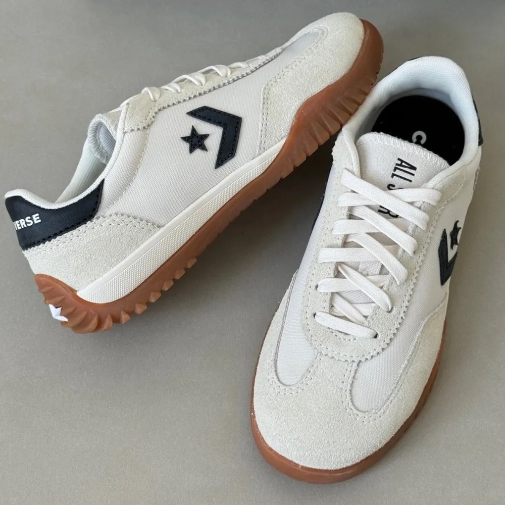 Women’s Converse Run Star Trainer Casual Shoes - Egret/Black/Honey A08262C - Picture 4 of 12